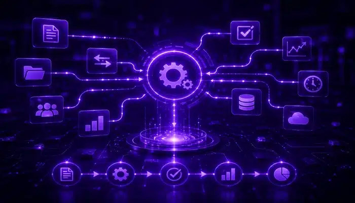 Integração e-Millennium Shopify representando a automação e sincronização de processos entre sistemas.
