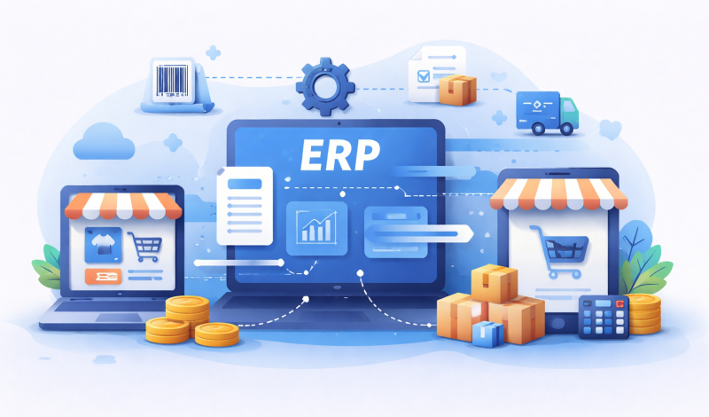 Integração entre ERP e plataformas Full Commerce