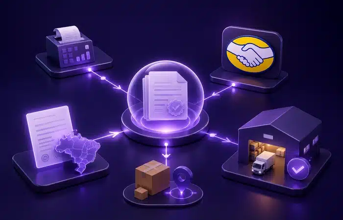 Integração Protheus com Mercado Livre conectando notas fiscais, estoque, pedidos e logística