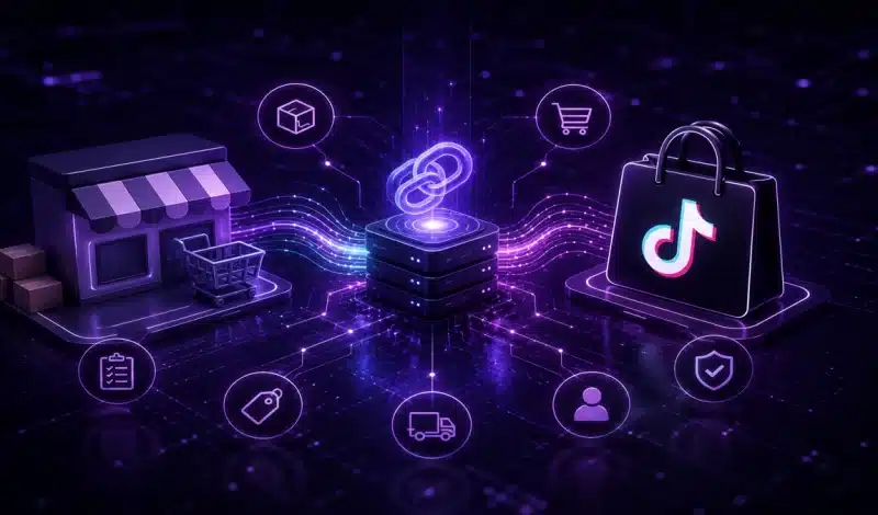 Integração SAP Business One com TikTok Shop conectando o ERP à plataforma de e-commerce.