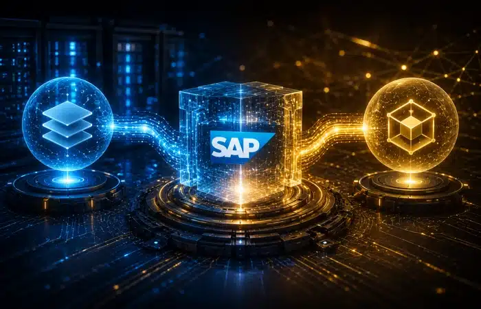 Integração SAP Business One com TikTok Shop utilizando um hub para sincronizar sistemas.
