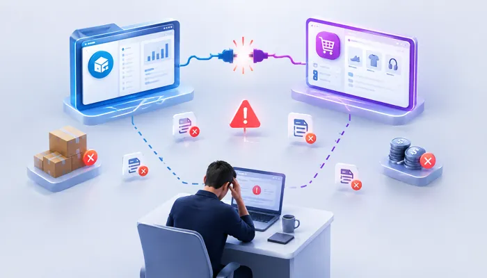 Integração Sankhya com Tray mostrando processos e dados conectados por tecnologia